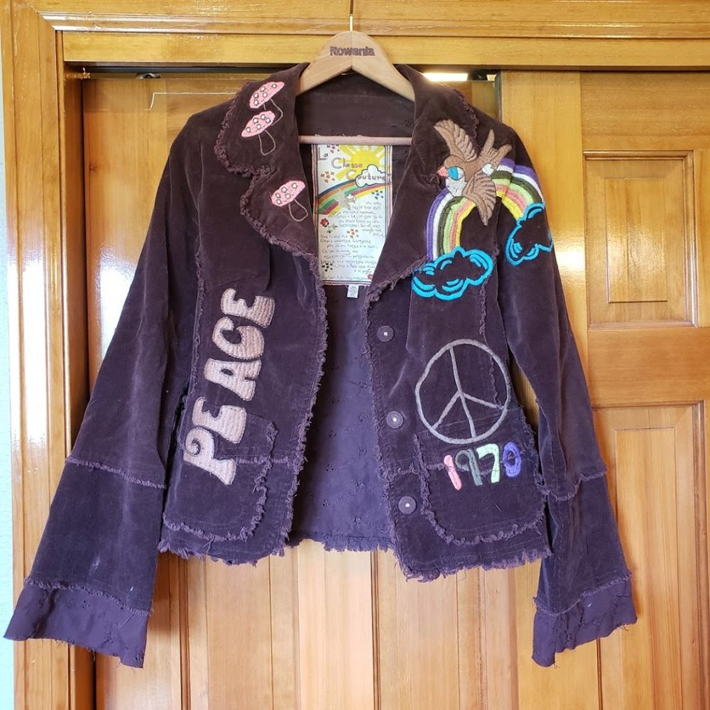 1970s Hippie Boho Blazer jacket